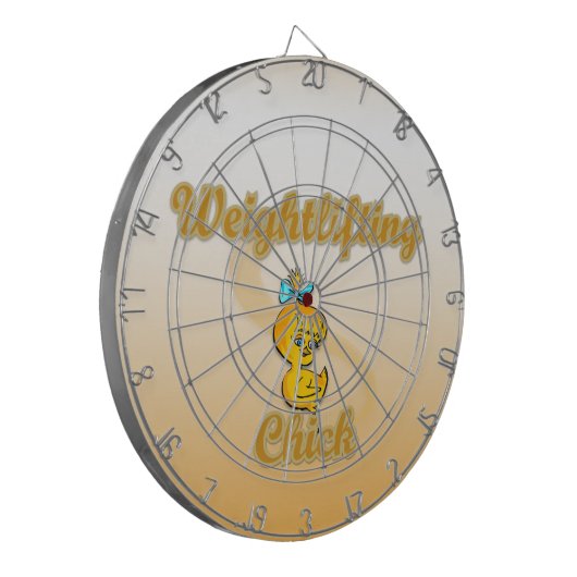 Weightlift Dartscheibe (Vorderseite Links)