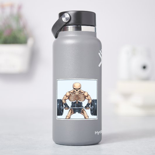 Weightlift Skelett Aufkleber (HydroFlask)