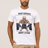 Weightlift Skelett T-Shirt (Vorderseite)