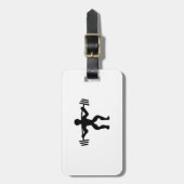 Weightlifter-anhebende Gewichte Gepäckanhänger (Vorderseite vertikal)