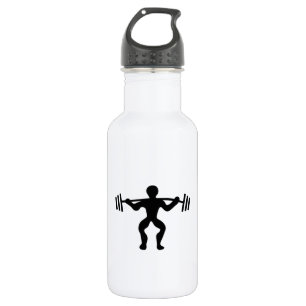 Weightlifter-anhebende Gewichte Trinkflasche