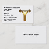 Weightlifter des Gold3d Visitenkarte (Vorne/Hinten)