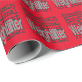 Weightlifter Extraordinator Geschenkpapier (Rolleneckpunkt)