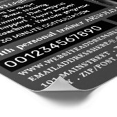 Weightlifter, Personal Trainer, Gym Advertising Poster (Ecke)