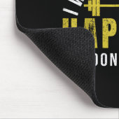 Weightlifting Bodybuilder Muscle Barbell Exercise Mousepad (Ecke)