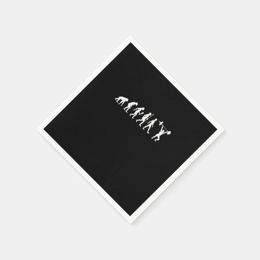 Weightlifting Evolution Weightlifter Gym Gift Serviette (Ecke)