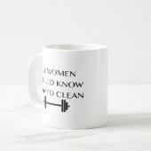 Weightlifting für Frauen Kaffeetasse (Vorderseite Links)
