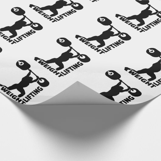 Weightlifting Geschenkpapier (Ecke)