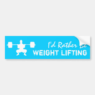 Weightlifting - ich würde eher Gewichts-Anheben Autoaufkleber