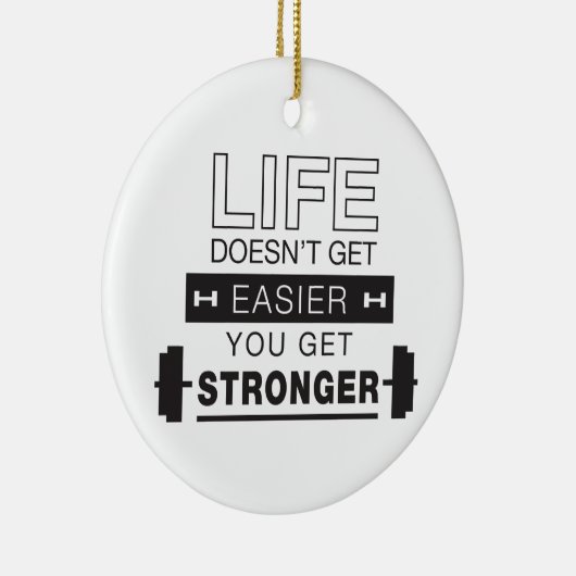 Weightlifting-Leben Keramik Ornament (Rechts)