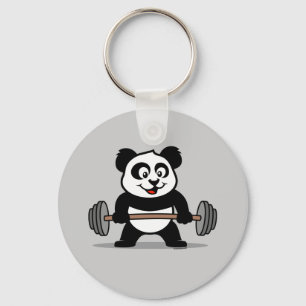 Weightlifting-Panda Schlüsselanhänger