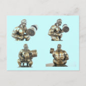 Weightlifting Postkarte (Vorderseite)