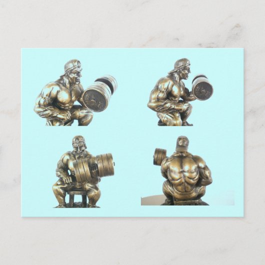 Weightlifting Postkarte (Vorderseite)