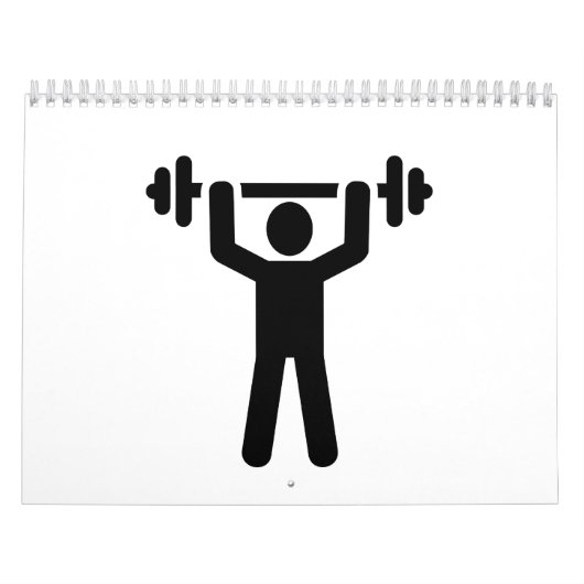Weightlifting Powerlifting Symbol Kalender (Titelbild)
