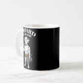 Weightlifting Quotes, Go Hard, Train Hard Bodybuil Kaffeetasse (Vorderseite Links)