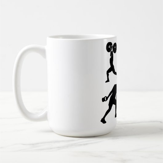 Weightlifting, Sport, Bodybuilding Kaffeetasse (Links)