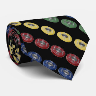 Weightlifting-Stoßplatten-Krawatte - Schwarzes Krawatte