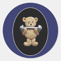 Weightlifting-Teddybär