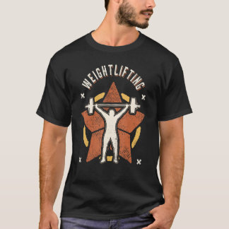 Weightlifting Vintage Retro Classic Sport T-Shirt