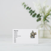 Weightlifting Visitenkarte (Stehend Vorderseite)