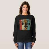 Weightlifting Weightlifter Retro Vintage Apparel Sweatshirt (Vorne ganz)