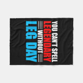 Weightlifting You Can't Spell Legendary Without Le Fleecedecke (Vorderseite (Horizontal))