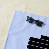 WeightliftingBarbell Strandtuch (Beispiel)