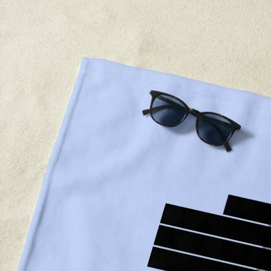 WeightliftingBarbell Strandtuch (Beispiel)