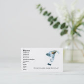 Weightloss Visitenkarten Visitenkarte (Stehend Vorderseite)