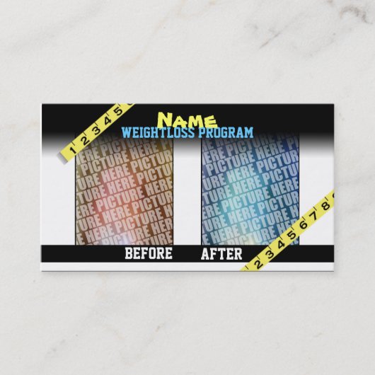 Weightloss Visitenkarten Visitenkarte (Vorderseite)