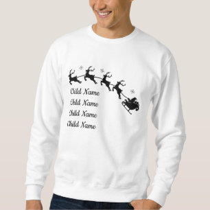 Weihand und Reindeer Custom Christmas Sweatshirt