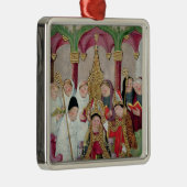 Weihe eines Bischofs, Valencian Schule Silbernes Ornament (Rechts)