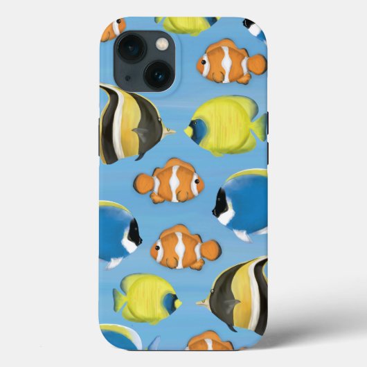 Weiher tropischer Ozean Fisch Meer Natur Case-Mate iPhone Hülle (Rückseite)