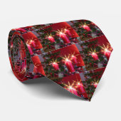 Weihnacht,Advent, brennende rosa Kerzen festlich, Krawatte (Gerollt)