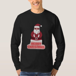 Weihnacht Cool Hipster Santa T-Shirt