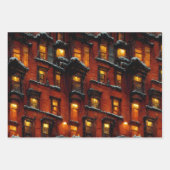 Weihnacht in New York Geschenkpapier Set (Vorderseite)