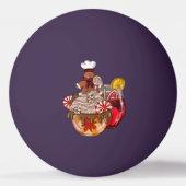 Weihnacht Kaffee Christmas coffee Tischtennisball (Rückseite)