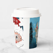 Weihnacht Papp Design Pappbecher (Links)