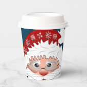 Weihnacht Papp Design Pappbecher (Vorderseite)