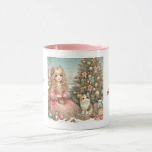 Weihnacht süße Katzen Tasse