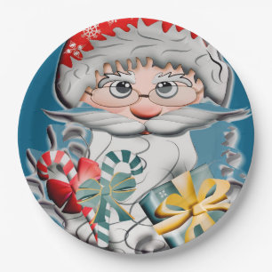 Weihnacht, Xmas Behälter Pappteller