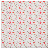 Weihnachtdoodles Muster Design Stoff (Muster)