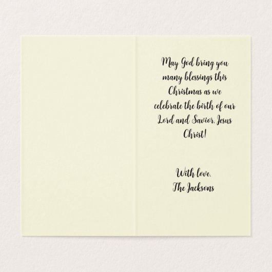 Weihnachten (Innenseite Aufgefaltet)