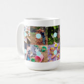 Weihnachten 10 Fotos Collage Tasse (Vorderseite Links)