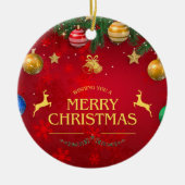 Weihnachten 10 keramik ornament (Vorne)