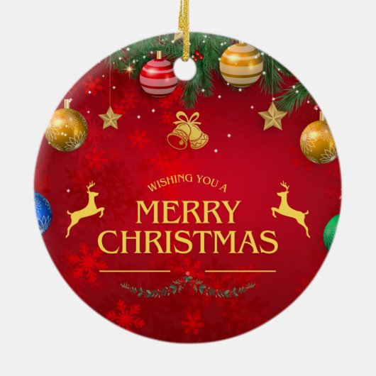 Weihnachten 10 keramik ornament (Hinten)