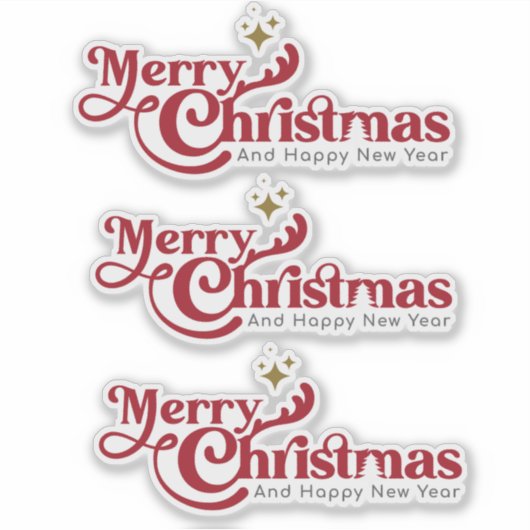 Weihnachten 11 aufkleber (Vorderseite)