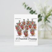 Weihnachten 12 Drumsticks Drumming Geschenke & T-S (Stehend Vorderseite)