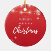 Weihnachten 12 keramik ornament (Hinten)