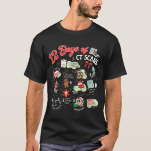 Weihnachten 12 Tage der CT-Technologe Cat Scan Rad T-Shirt